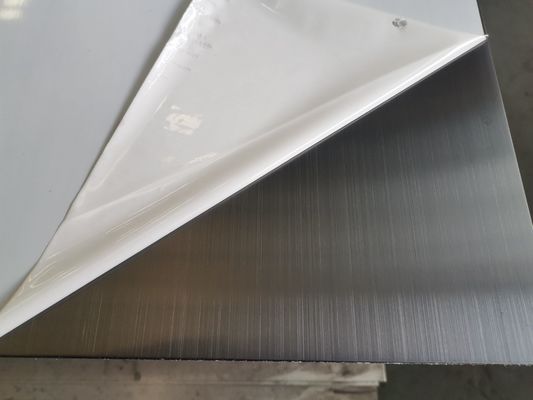 NO.4 Soğuk Haddelenmiş Gıda Sınıfı 304316 Paslanmaz Çelik Levha PVC Kaplı